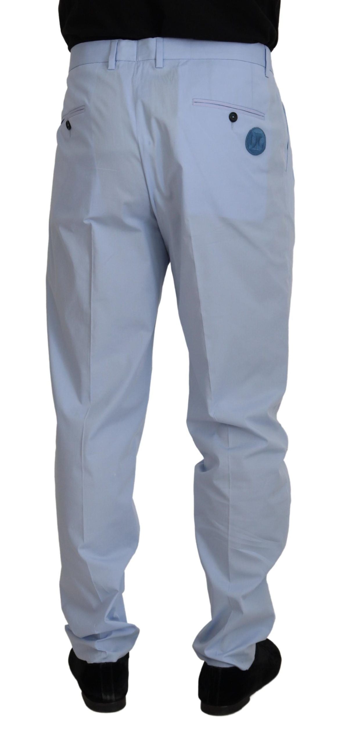 Elegante Slim Fit Chinos in Hellblau
