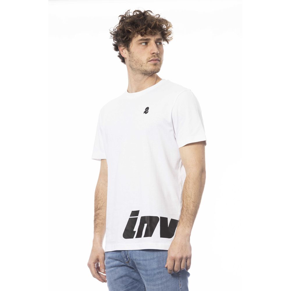 Weißes Baumwolle Männer T-Shirt