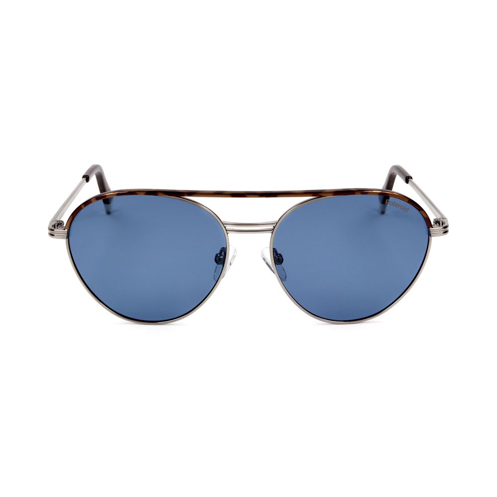 Silberne Metall-Sonnenbrille