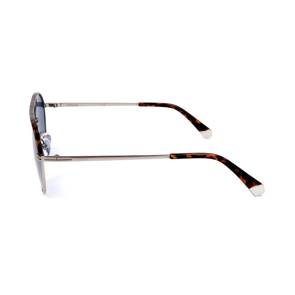 Silberne Metall-Sonnenbrille