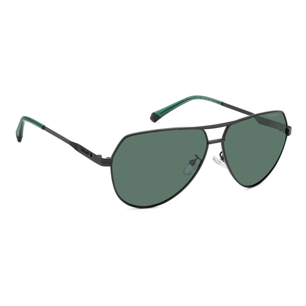 Schwarze Metall-Sonnenbrille