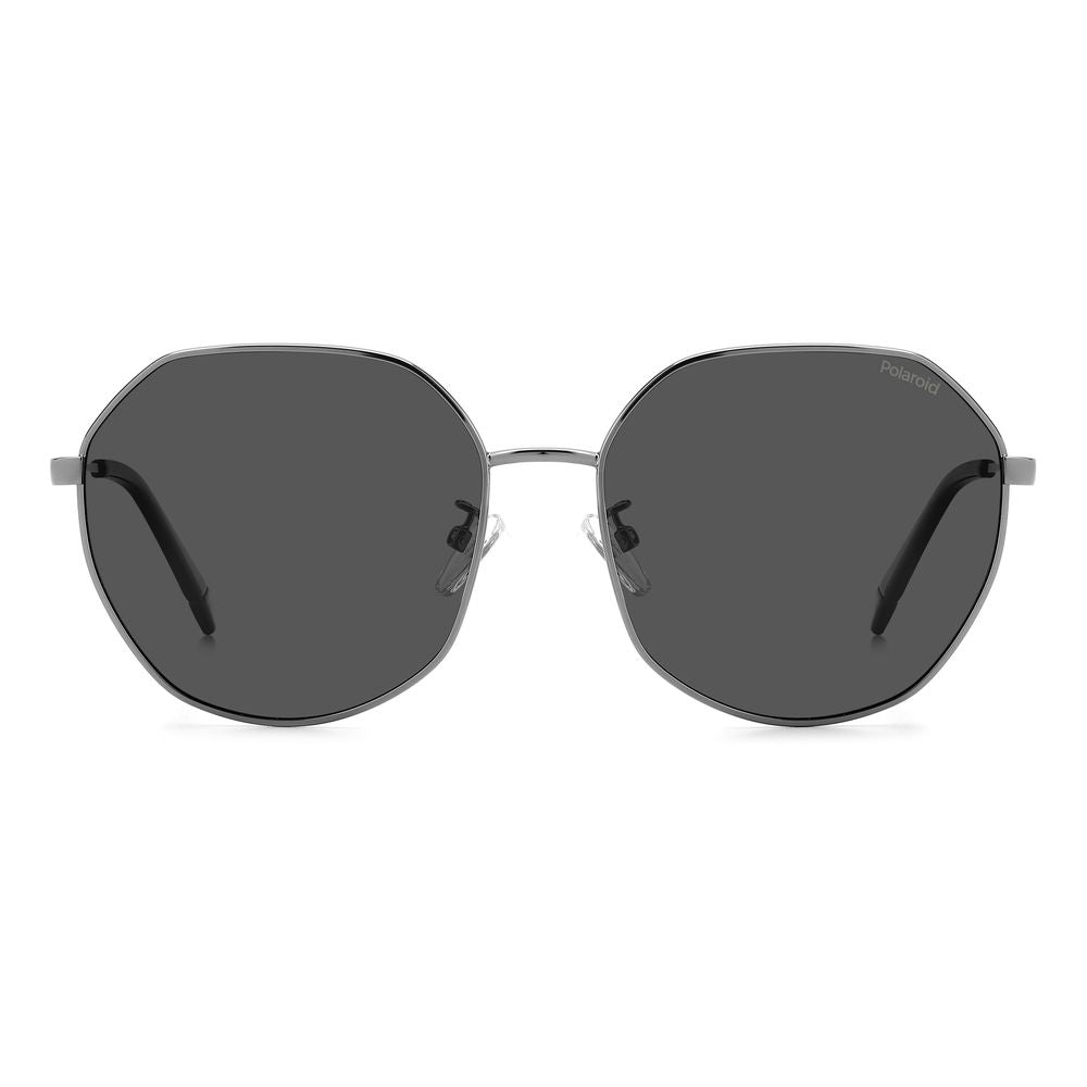 Graue Metall-Sonnenbrille