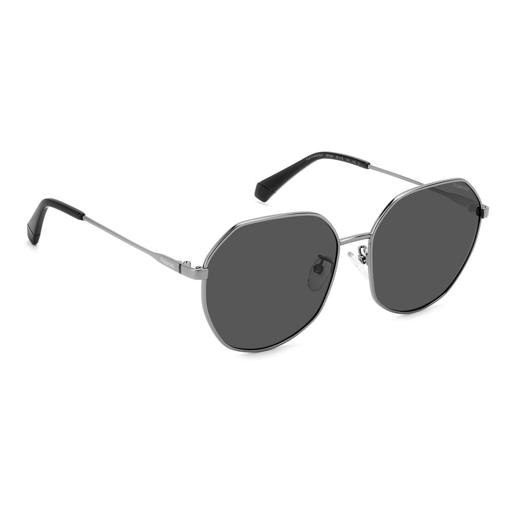 Graue Metall-Sonnenbrille