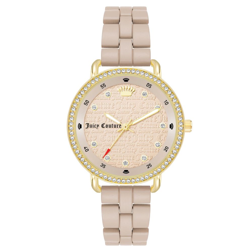 Beige Metalluhr