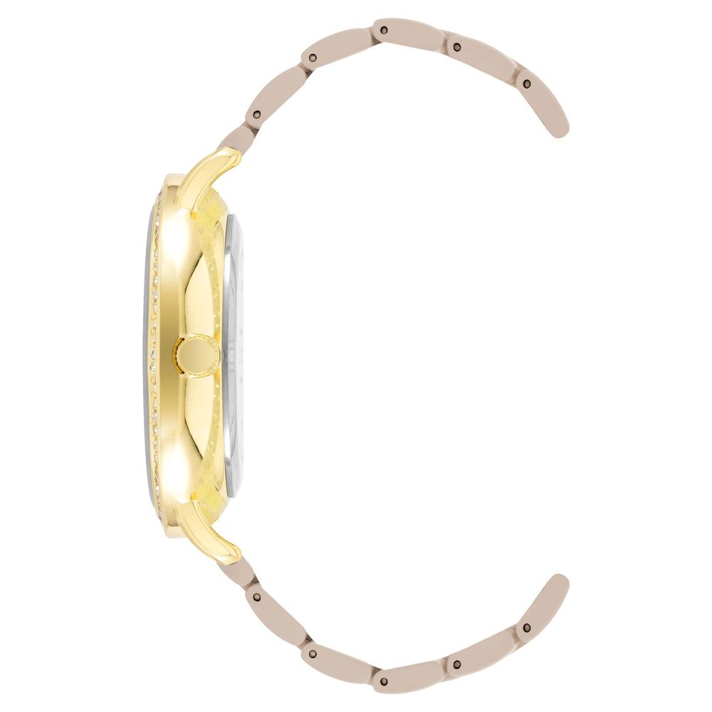 Beige Metalluhr