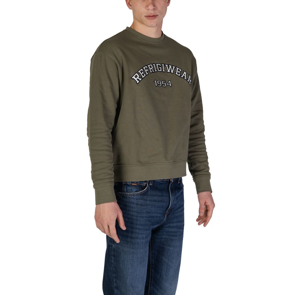 Grüner Baumwollpullover