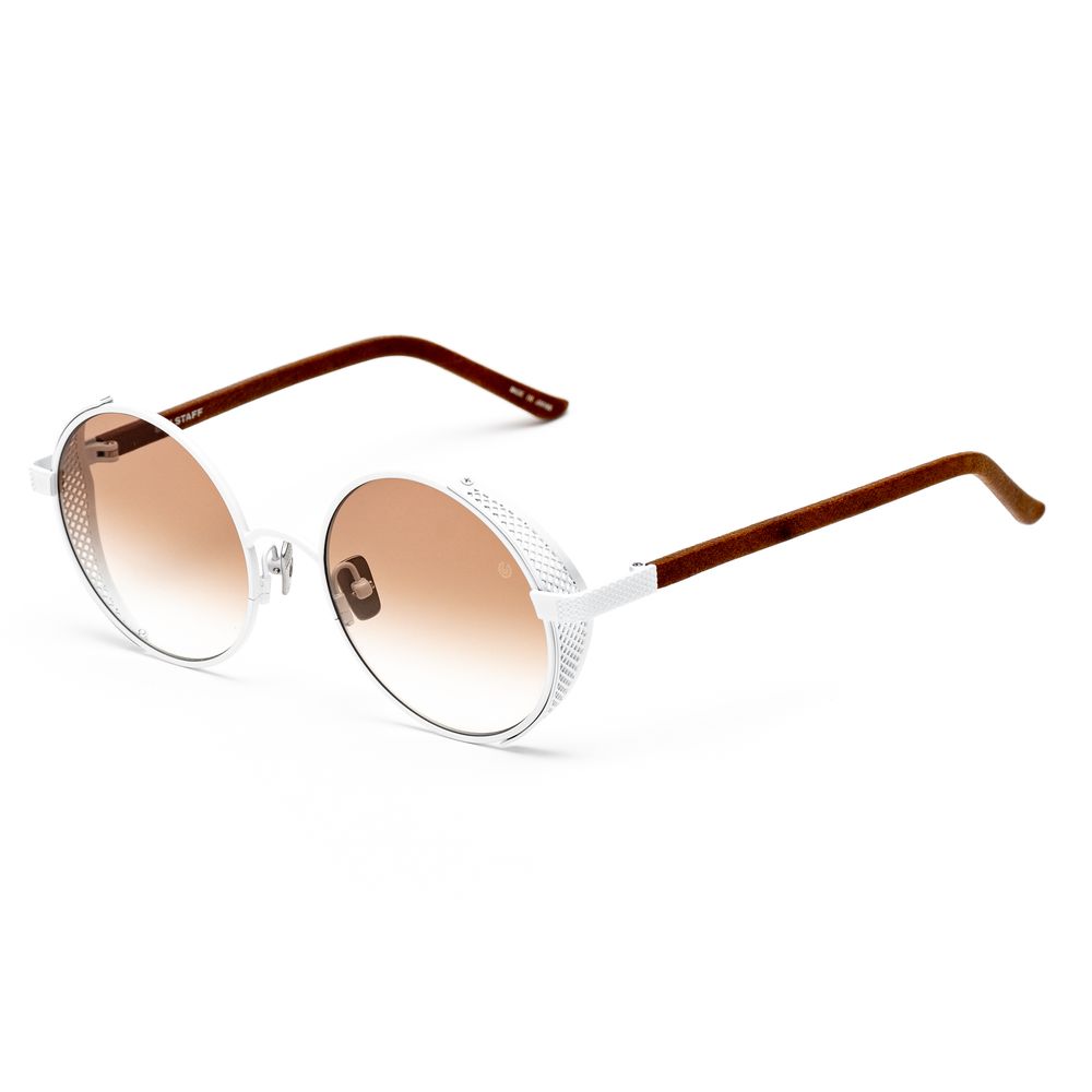 Weiße Titan-Sonnenbrille