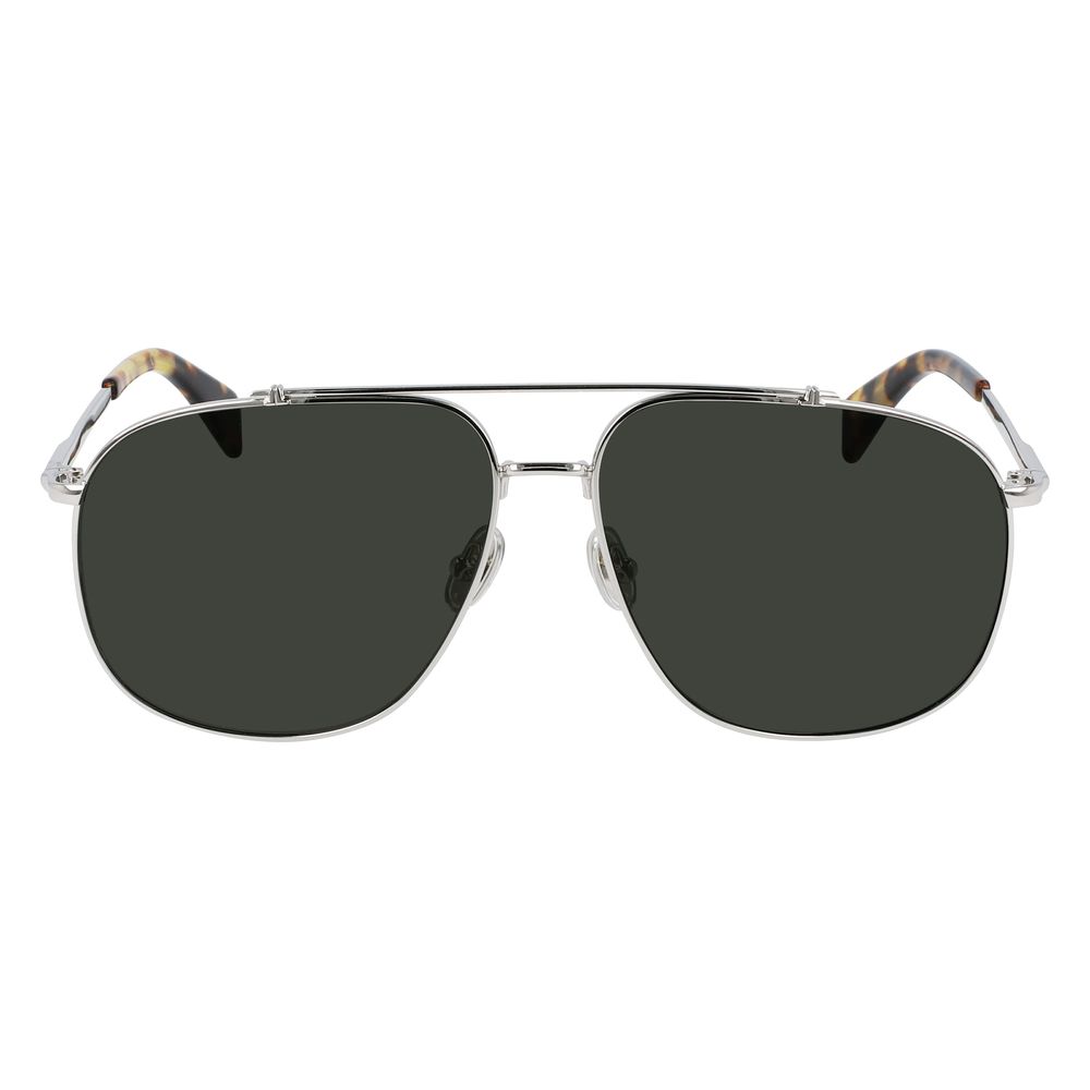 Graue Metall-Sonnenbrille