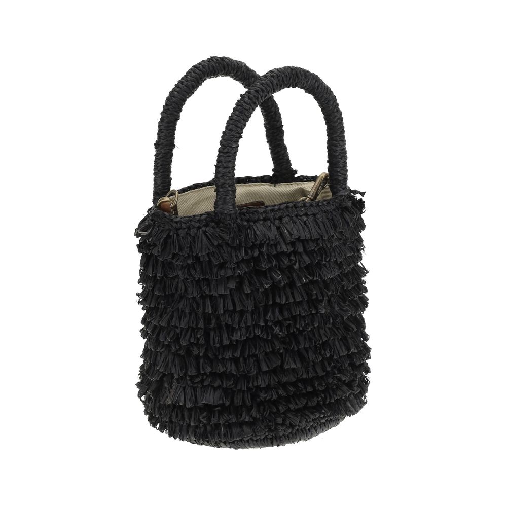 Naka Raffia Umhängetasche