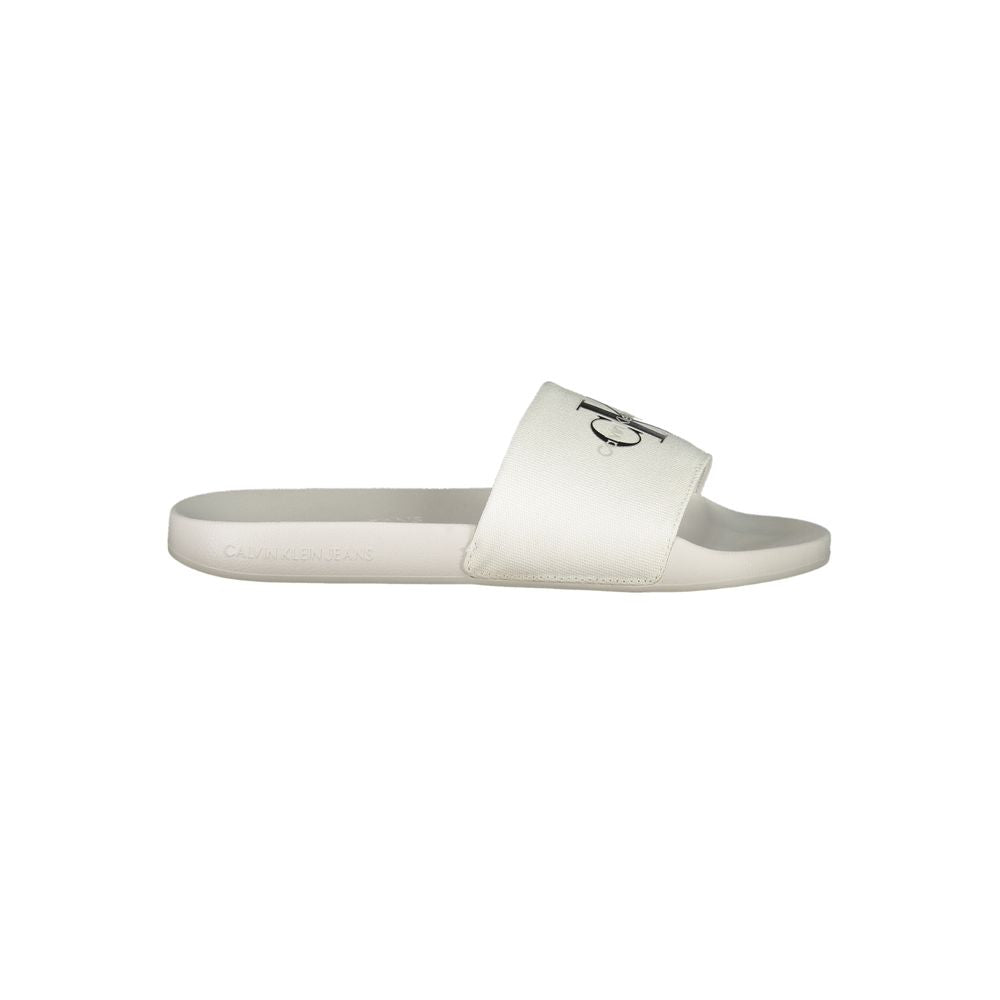 Weiße Polyester Männer Sandale