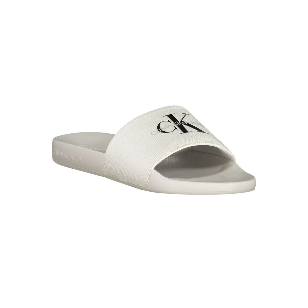 Weiße Polyester Männer Sandale